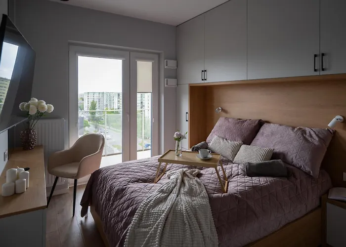 Apartamento W Stylu Feng Shui Na 10 Pietrze Z Widokiem, Bezplatny Parking, Nowy Budynek, Dostep Na Kod Łódź