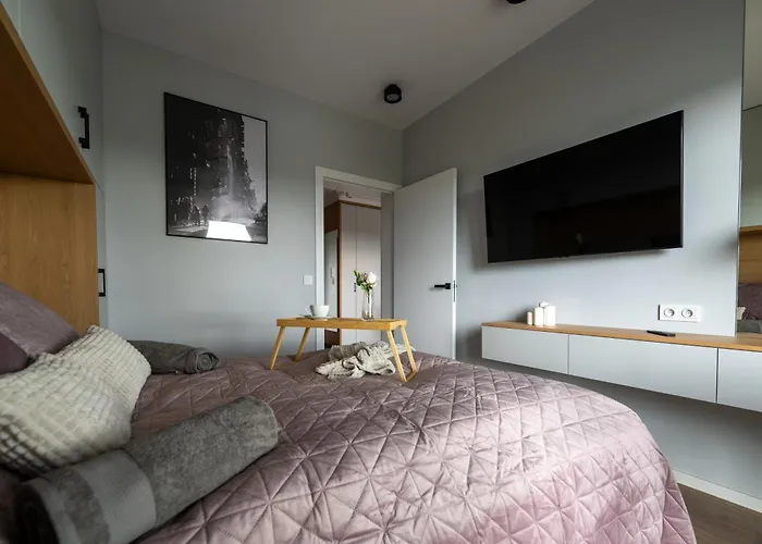 W Stylu Feng Shui Na 10 Pietrze Z Widokiem, Bezplatny Parking, Nowy Budynek, Dostep Na Kod Apartamento *