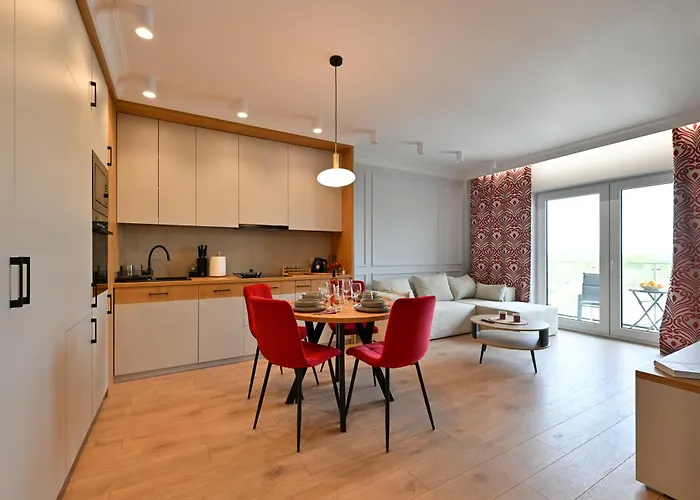 Lägenhet W Stylu Feng Shui Na 10 Pietrze Z Widokiem, Bezplatny Parking, Nowy Budynek, Dostep Na Kod *